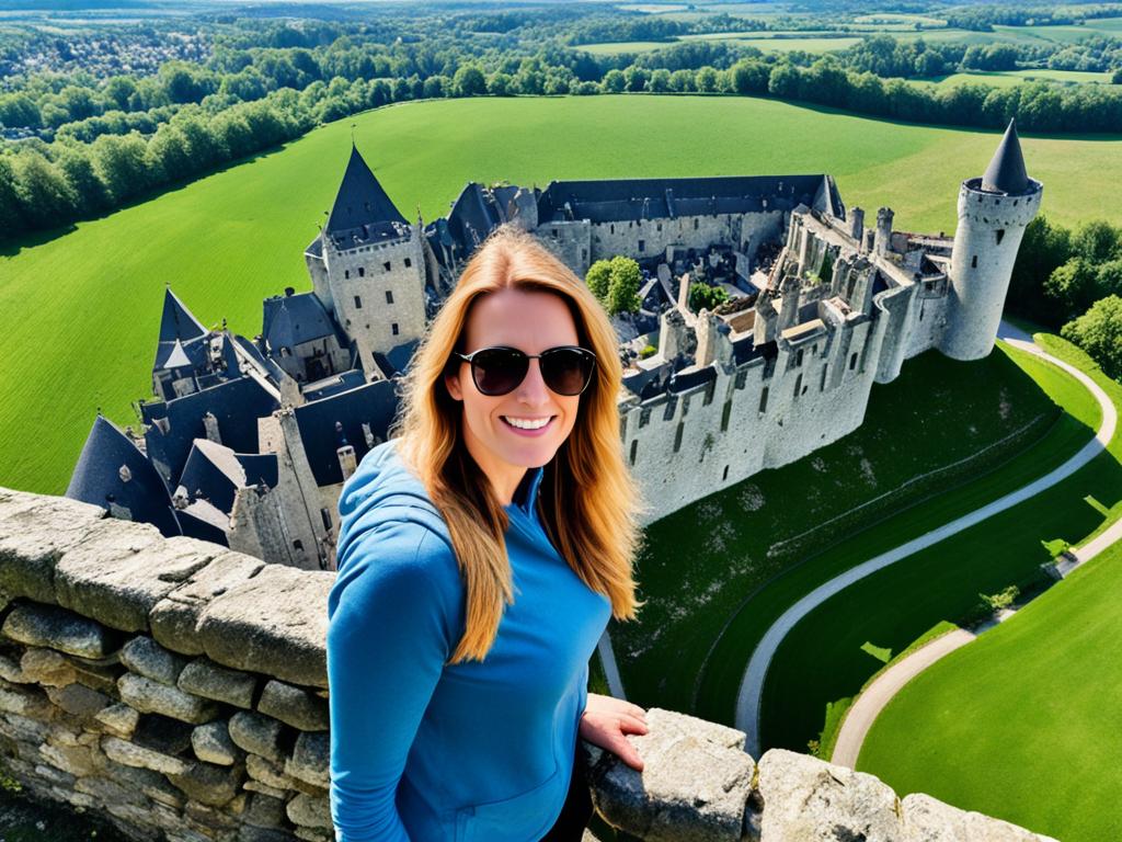 Aussicht von der Burgruine Valkenburg