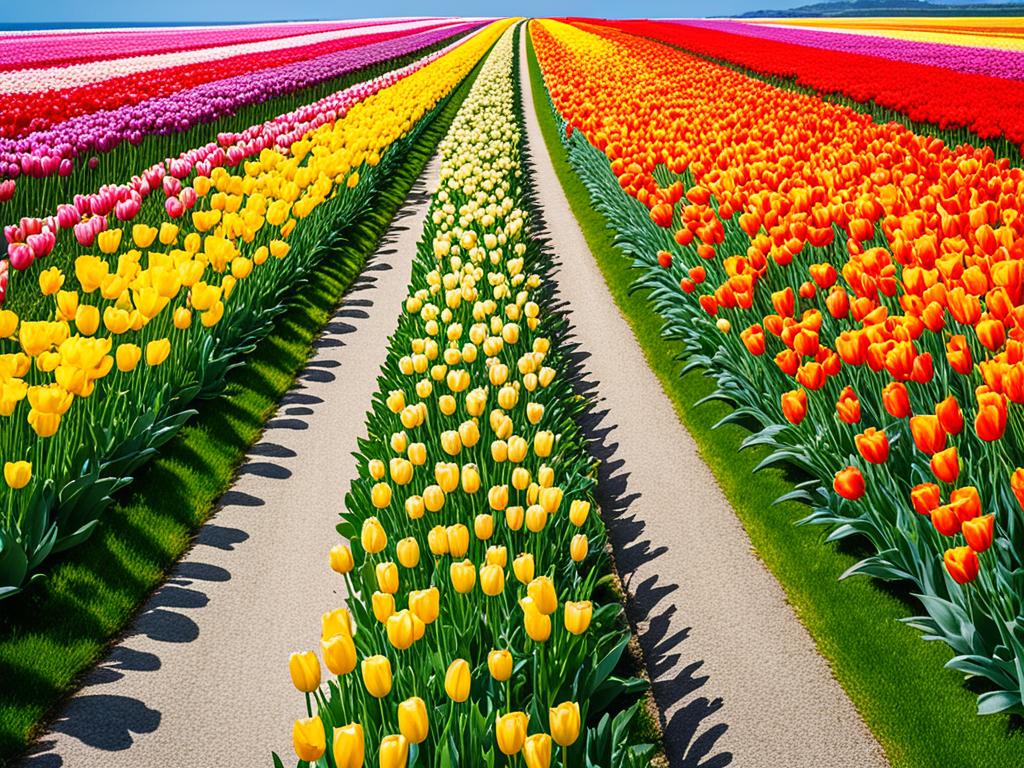 Blühende Tulpenfelder Tour in den Niederlanden
