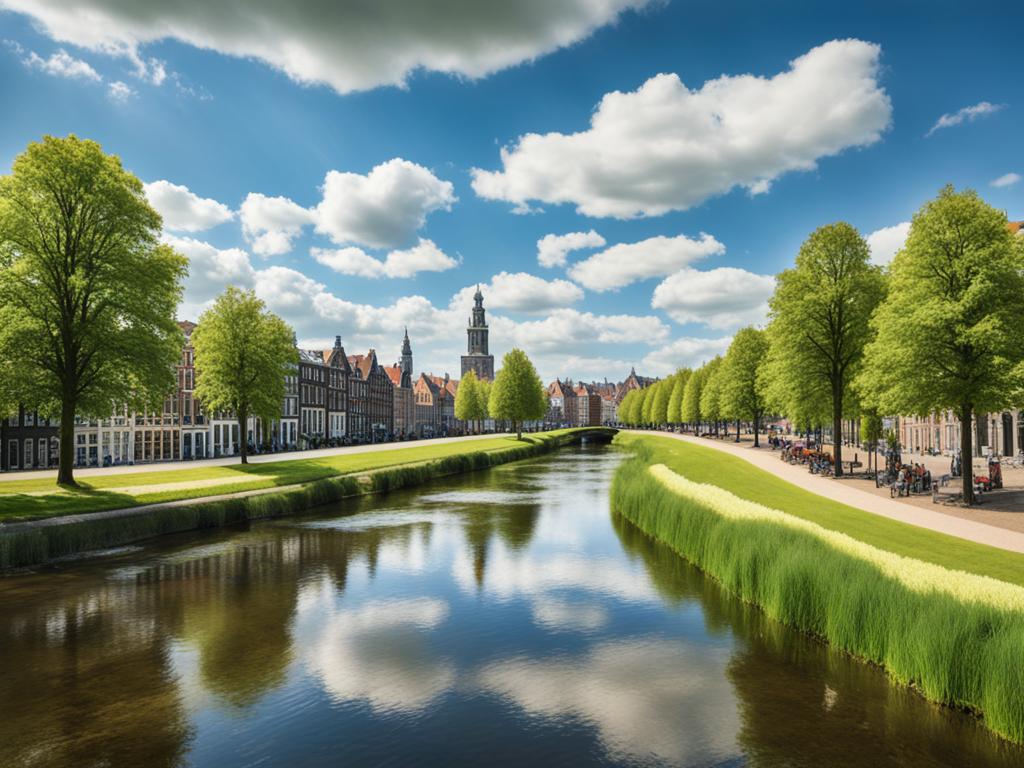 Die Bleichen von Haarlem künstlerische Darstellung