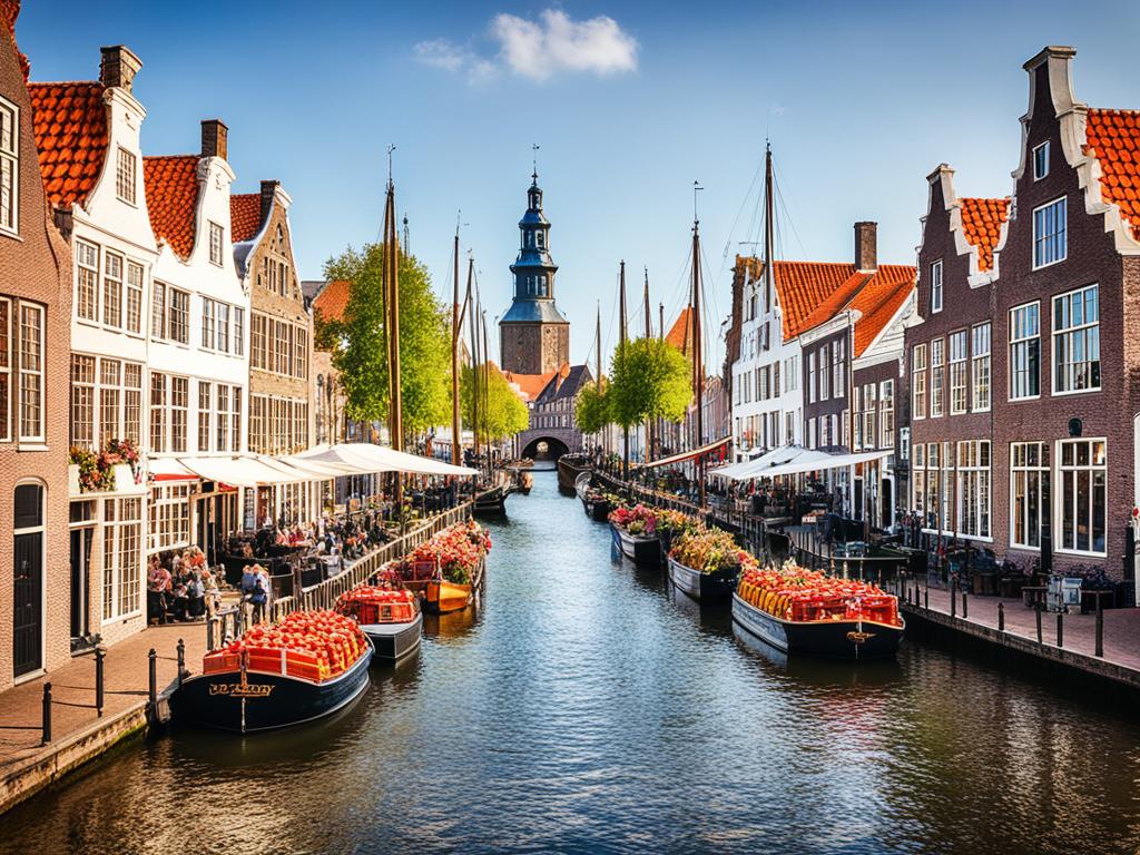 Drommedaris als kulturelles Zentrum Enkhuizens