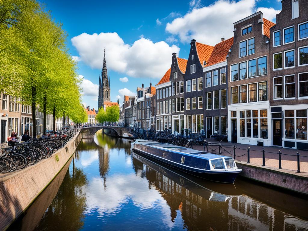 Grachten in Delft