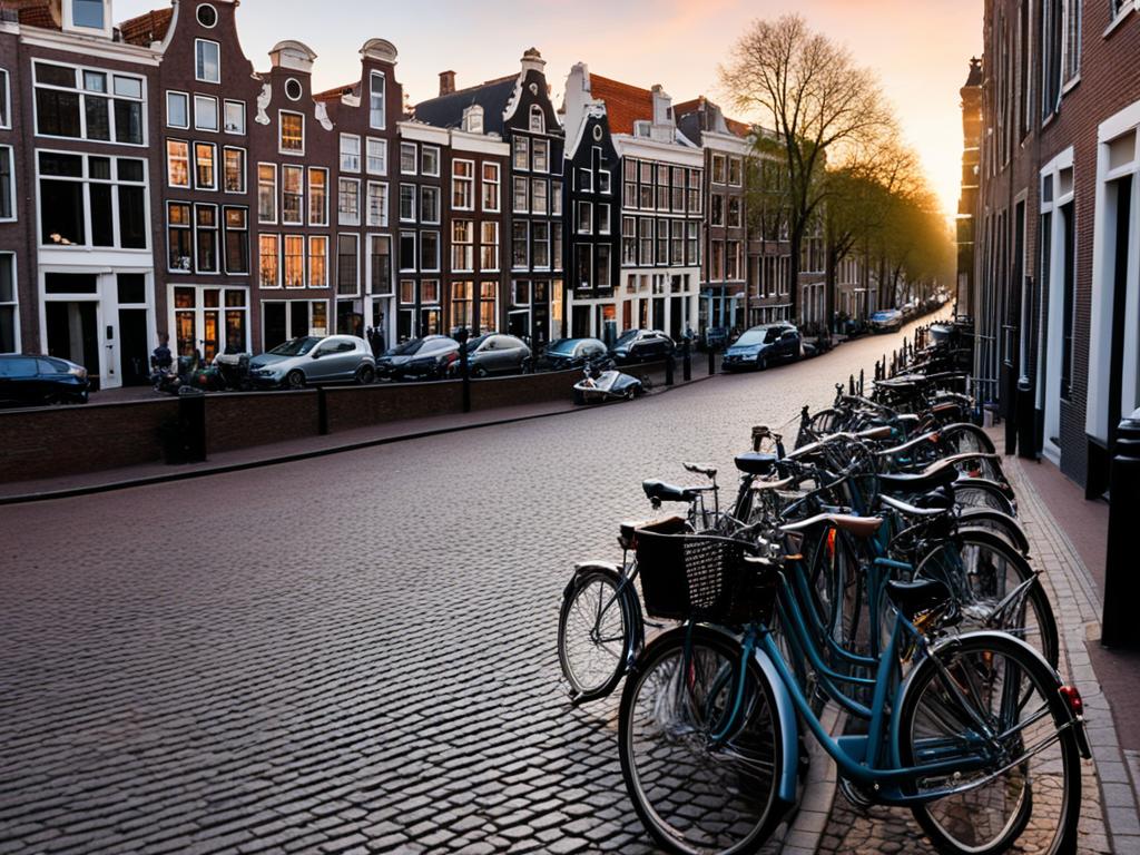 Historische Gassen des Jordaan Viertels