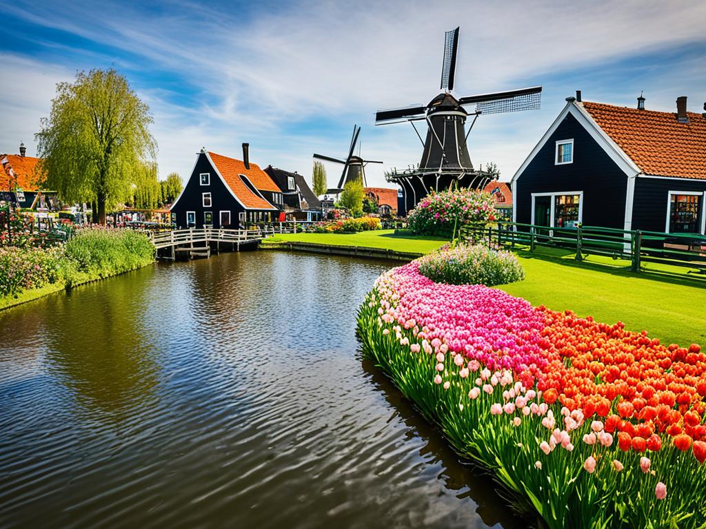 Lebendiges Dorfleben in Zaanse Schans