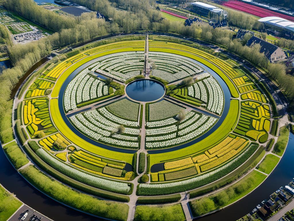 Nachhaltiges Gartenkonzept im Keukenhof