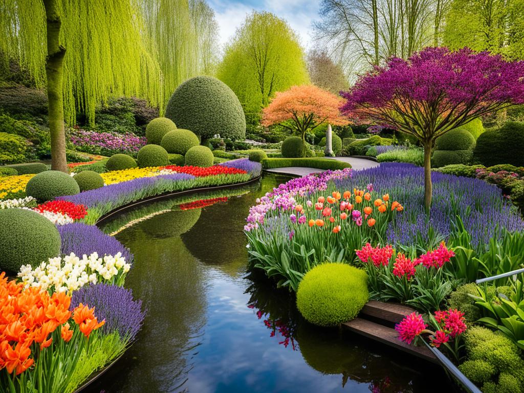 Thematische Gärten im Keukenhof