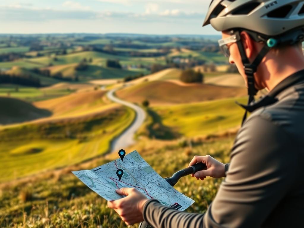 Route planen mit Knotenpunkten