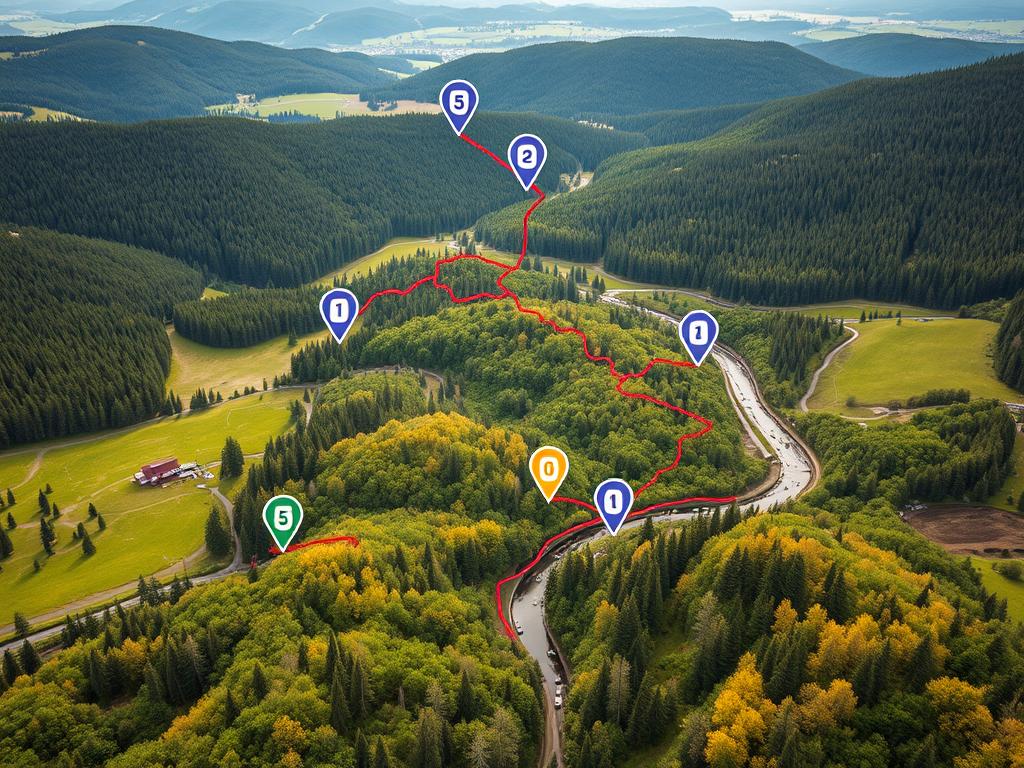 Routenplanung mit Knooppunten