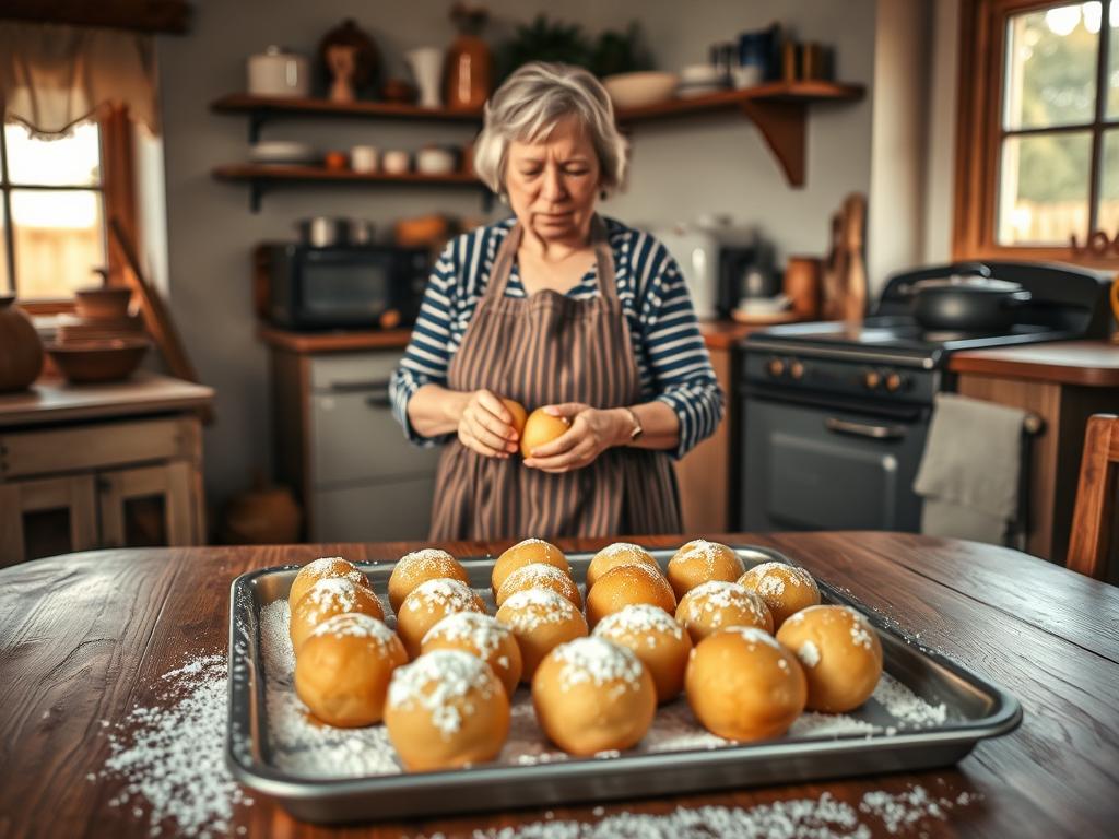 Traditionelles Rezept für Oliebollen