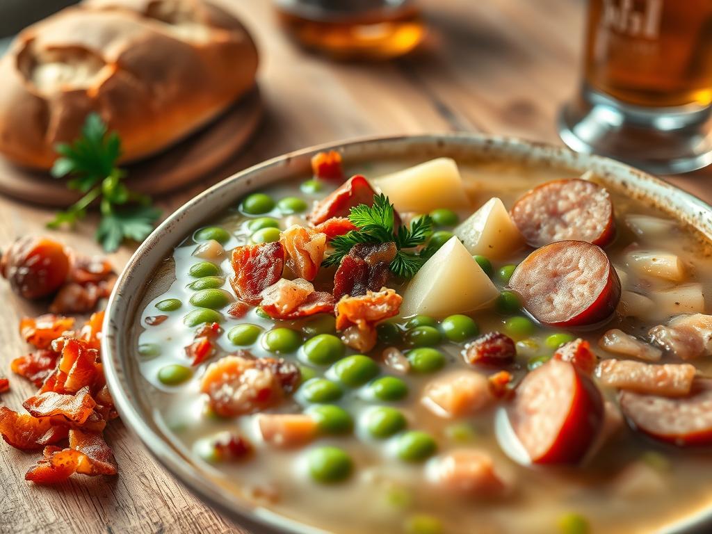 Variationen der Erbsensuppe