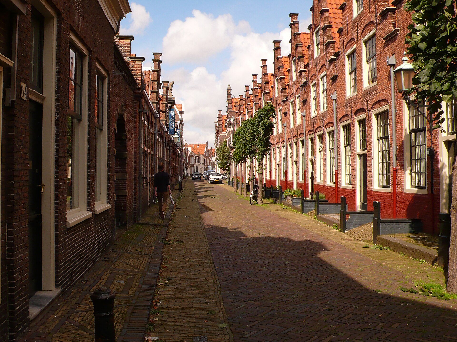 Gasse Groot Heiligland in Haarlem, Standort des Frans Hals Museums