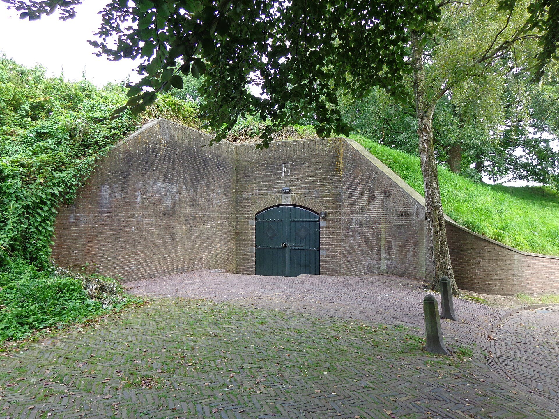 Restaurierte Remise in der Bastion Katten der Festung Naarden
