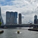 Studieren in den Niederlanden: Rotterdam als Studienort Erasmusbrücke über die Nieuwe Maas vor der Skyline von Rotterdam
