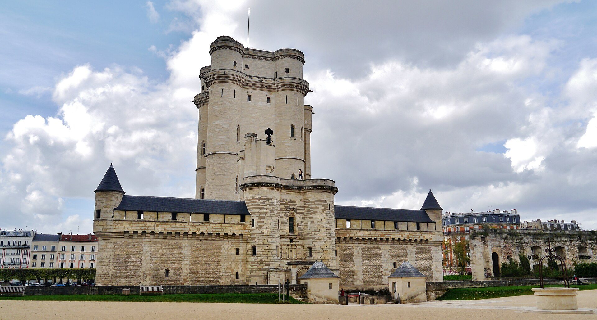 Donjon des Château de Vincennes bei Paris, in dessen Nähe Mata Hari 1917 erschossen wurde
