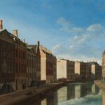 Kunstgeschichte der Niederlande: Vom Goldenen Zeitalter bis zur Moderne Die Goldene Bocht der Herengracht in Amsterdam, Gemälde von Gerrit Berckheyde